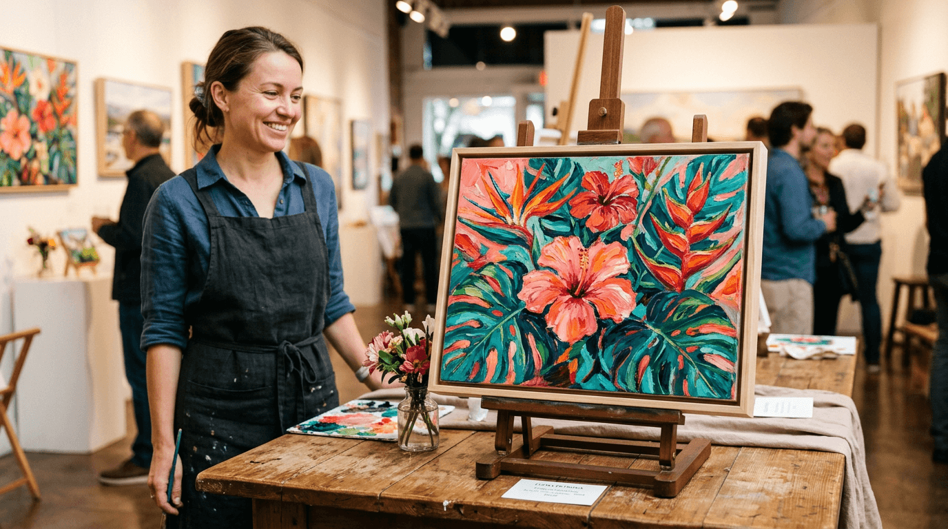 Beautiful finished painting